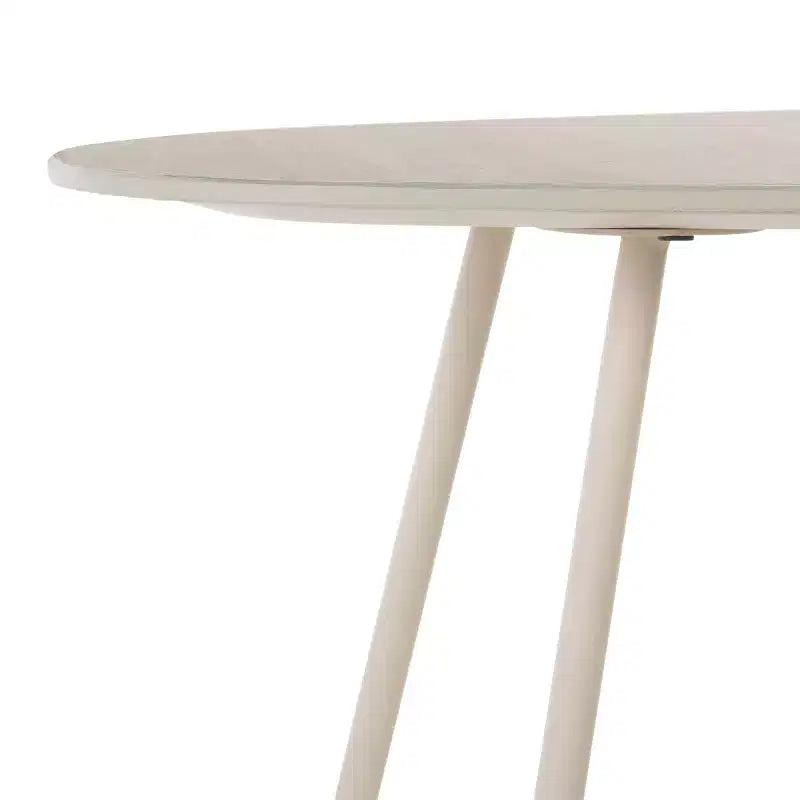 Tavolino laterale in ceramica media - Ceramica beige/Beige