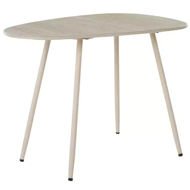 Tavolino laterale in ceramica media - Ceramica beige/Beige