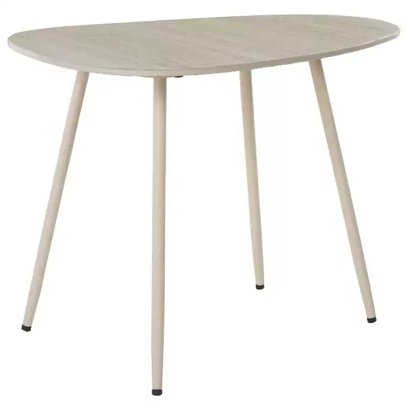 Tavolino laterale in ceramica media - Ceramica beige/Beige