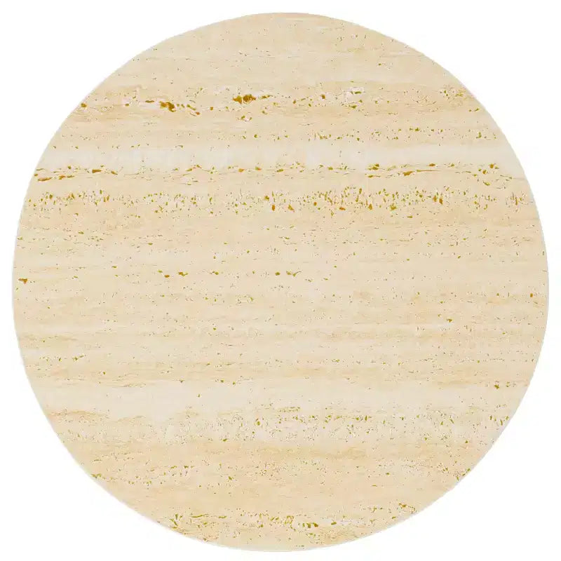 Tavolino in ceramica - Ceramica beige/Beige