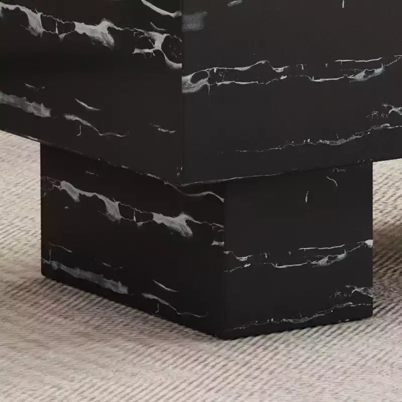 Tavolino moderno extra-largo 43, tavolino centrale rustico rettangolare da tè con base adatta ai tappeti per salotto e home theater